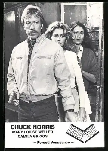 AK Schauspieler Chuck Norris und Camila Griggs in einer Filmszene