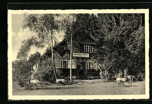 AK Königsfeld /Bad. Schwarzwald, Cafe Haus Alblick