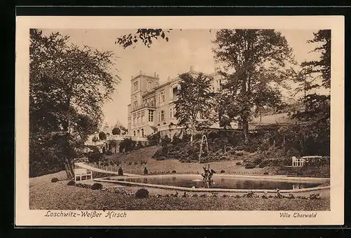 AK Loschwitz-Weisser Hirsch, Villa Thorwald, Schillerstrasse 12