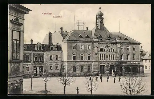 AK Naunhof, Partie am Rathaus