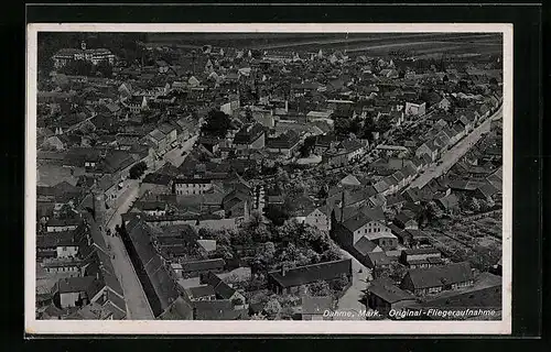 AK Dahme /Mark, Fliegeraufnahme der Stadt