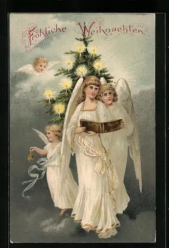 Präge-AK Christkind zum Weihnachtsfest