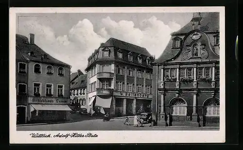 AK Wittlich, Strassenpartie am Platz