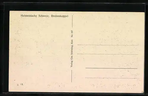 AK Bruhnskoppel /Holsteinische Schweiz, Versch. Gasthäuser mit Teichanlagen