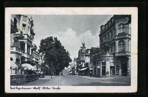 AK Bad Oeynhausen, Blick in die Strasse