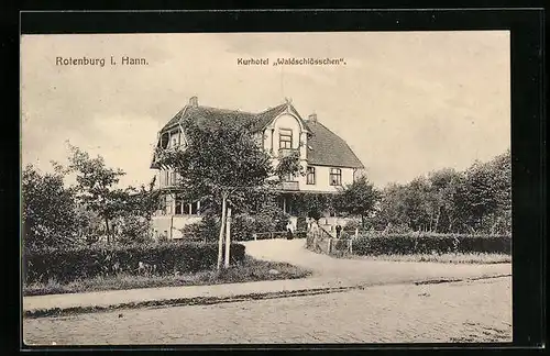 AK Rotenburg i. Hann., Kurhotel Waldschlösschen