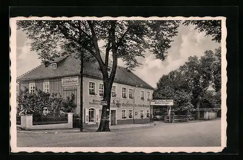 AK Moritzburg b. Dresden, Gasthaus Goldene Brezel