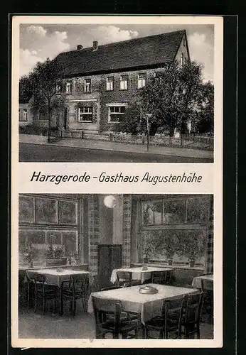 AK Harzgerode, Gasthaus Augustenhöhe