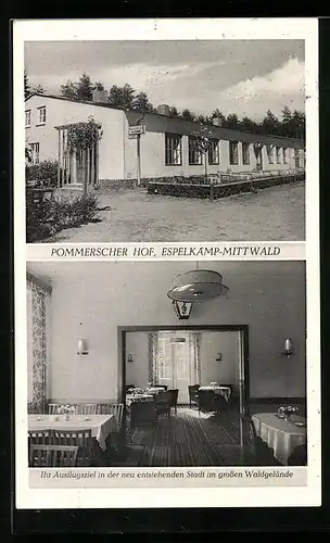 AK Espelkamp-Mittwald, Hotel Pommerscher Hof