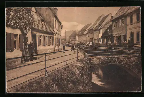 AK Rosswein, Strasse auf dem Werder