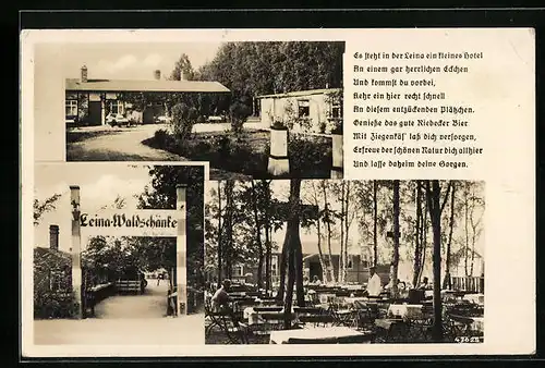 AK Altenburg /Thür., Leina-Waldschänke