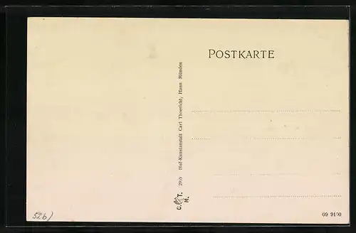 Passepartout-AK Münden, Festpostkarte Heimatfest 1909 - Rathaus, Ortsansicht, Wappen