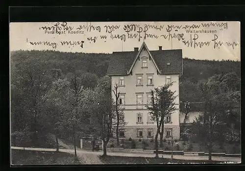 AK Waltershausen, Hotel Pensionat Koeditz