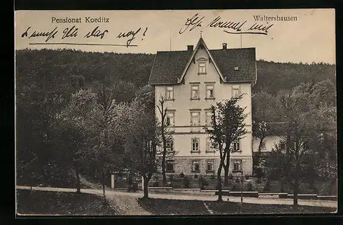 AK Waltershausen, Hotel Pensionat Koeditz