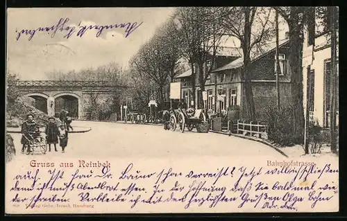 AK Reinbek, Blick in die Bahnhofstrasse