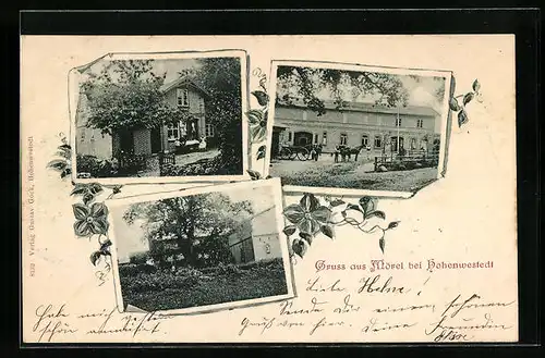 AK Mörel bei Hohenwestedt, Ansichten eines Gutshofes