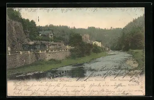 AK Steinicht, Hotel-Restaurant am Eingang zum Steinicht