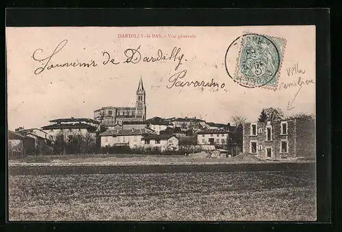 AK Dardilly-le-Bas, Vue générale