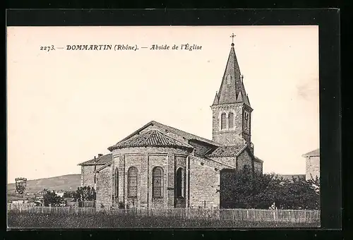 AK Dommartin, Abside de l'Église