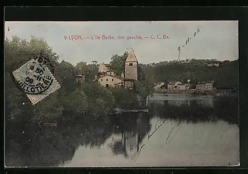 AK Lyon, l'Ile Barbe, ruve gauche