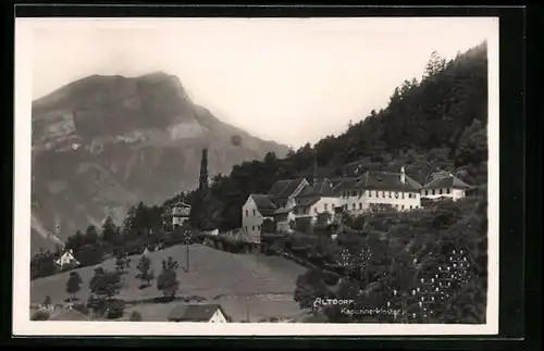 AK Altdorf, Blick auf das Kapuzinerkloster