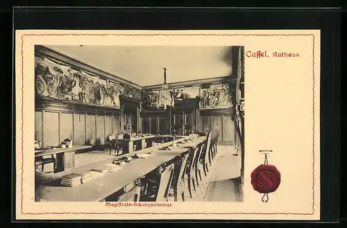 AK Kassel, Magistrats - Sitzungszimmer im Rathaus