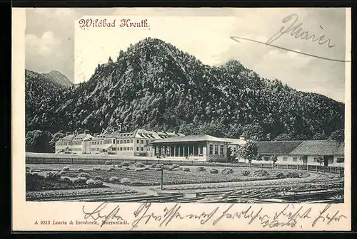 AK Kreuth, Anlagen vor dem Wildbad Kreuth