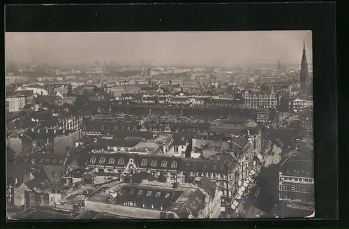 AK Berlin, Aussicht vom Rathausturm, Königstrasse