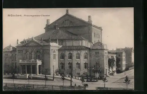 AK München, Blick auf das Prinzregententheater