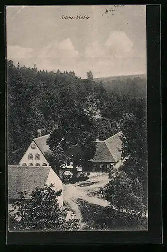 AK Höckendorf, Blick auf die Stiebe - Mühle