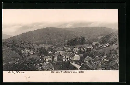 AK Wieda /Südharz, Blick vom Brandenberg nach Norden