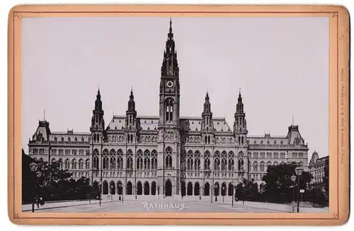 Fotografie Römmler & Jonas, Dresden, Ansicht Wien, Blick auf das Rathaus