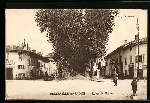 AK Belleville-sur-Saone, Route de Macon