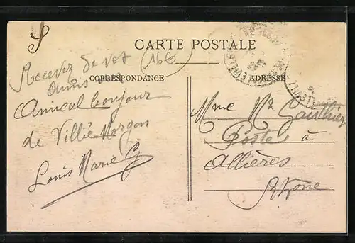 AK Villié, Hameau de Morgon, Rue Principale, Cafe-Restaurant