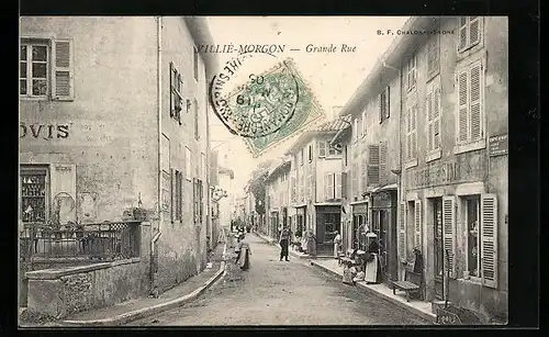 AK Villié-Morgon, Grande Rue