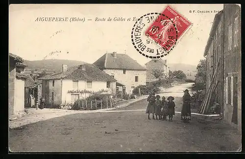 AK Aigueperse, Route de Gibles et Ecole