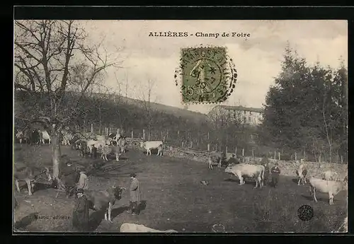 AK Allières, Champ de Foire