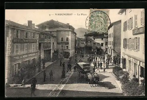 AK Vaugneray, La Place, Hotel du Nord Gonichon