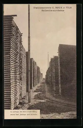 AK Belleville-sur-Saone, Etablissements C. Roux & Fils