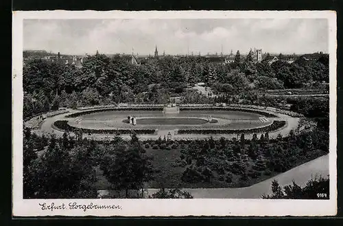 AK Erfurt, Sorgebrunnen mit Park