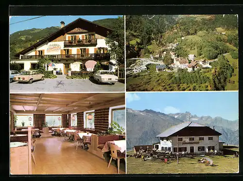 AK Saltaus, Pension Alpenhof Restaurant mit Speisesaal