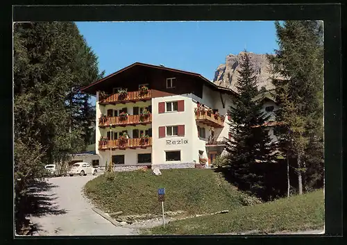 AK La Villa, Pension Reszia mit Einfahrt