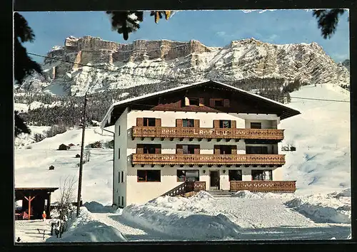 AK La Villa, Pension La Flu im Schnee