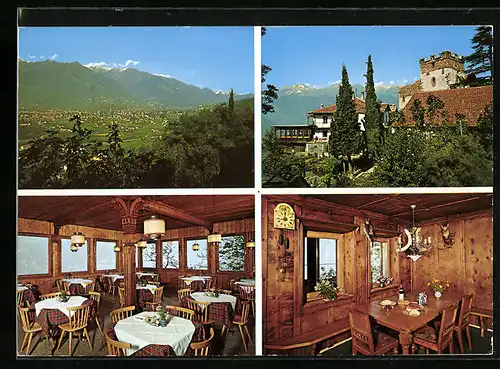 AK Meran, Cafe-Restaurant-Jausenstation Katzenstein, Ortsansicht