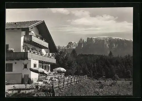 AK Oberbozen /Ritten, Pension Haus Berger