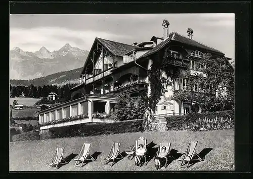AK Oberbozen /Ritten, Hotel Viktoria