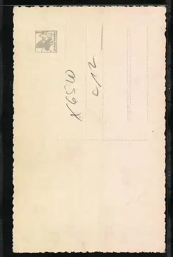 Künstler-AK Eisenberg, Das Peterstor nebst Fronfeste