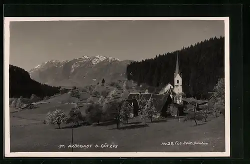 AK St. Arbogast, Blick auf Ort und Kirche