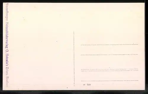 AK Stuben am Arlberg, Teilansicht mit Bergen