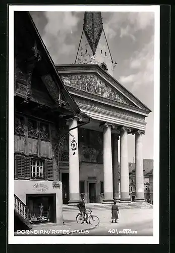 AK Dornbirn, Gasthaus Rotes Haus